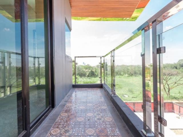 Paroi en verre trempé